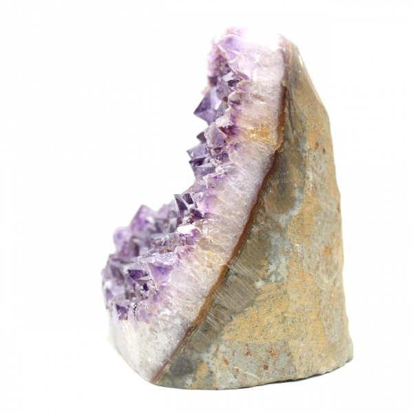 Geode di ametista, cristallo viola