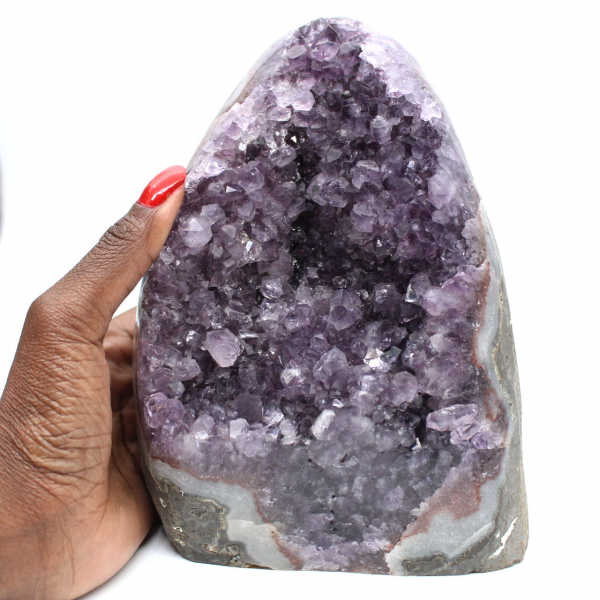 Geode di ametista in miniatura, ufficio