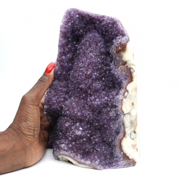 Geode di ametista, cristallo grezzo