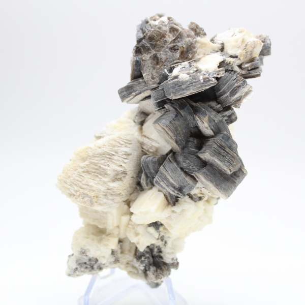 Mica cristallizzata su quarzo bianco dall'Afghanistan