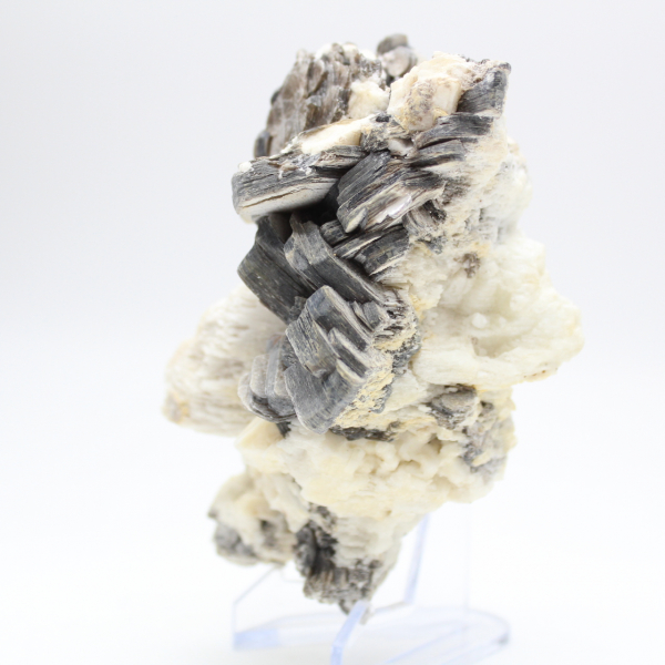 Mica cristallizzata su quarzo bianco dall'Afghanistan