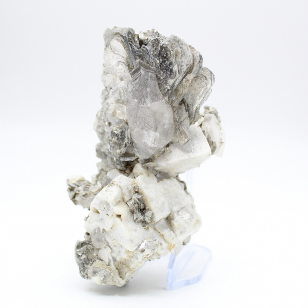 Cristalli di mica su quarzo afgano