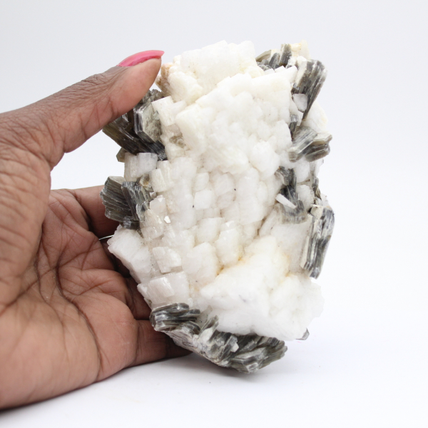 Piccolo esemplare di mica su quarzo bianco
