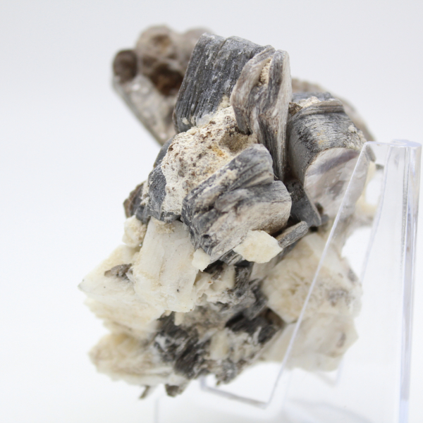 Quarzo bianco con mica afghana naturale