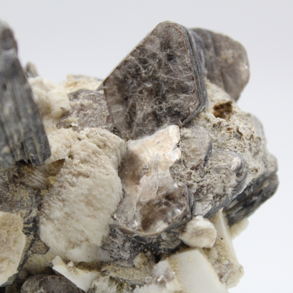 Quarzo bianco con mica afghana naturale
