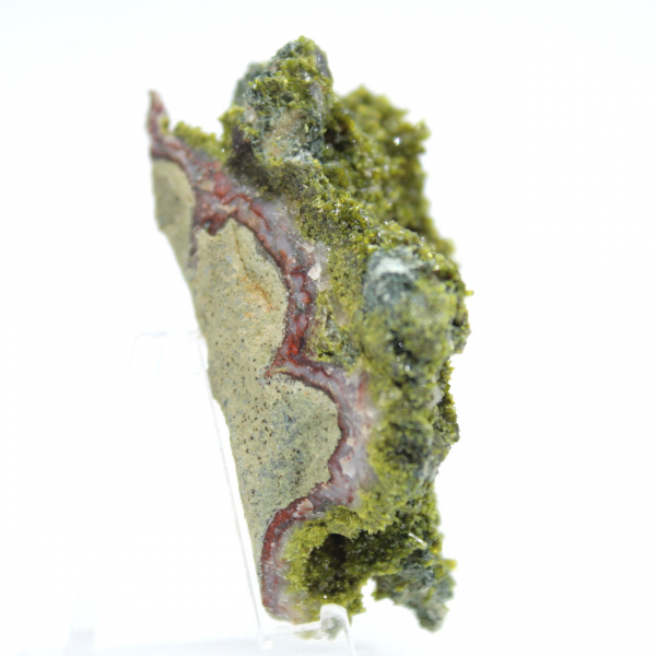 Epidoto marocchino su matrice trasparente