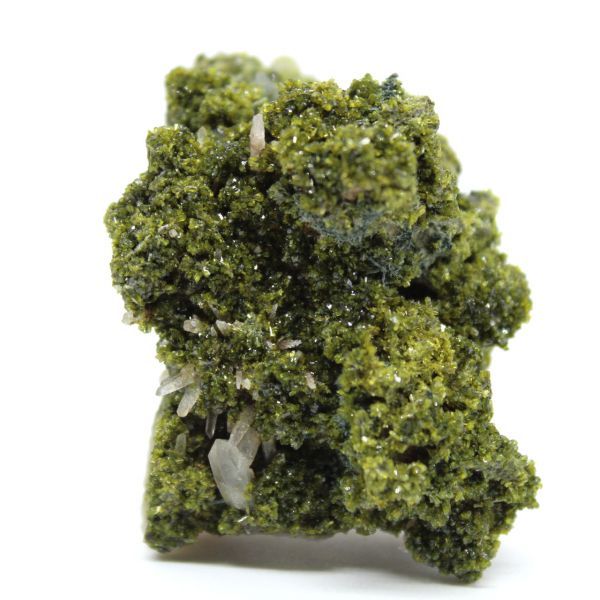 Cristalli di epidoto verde dal Marocco