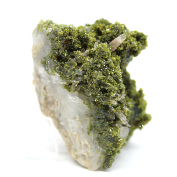 Cristalli di epidoto verde dal Marocco