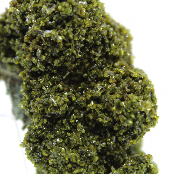 Cristalli di epidoto dal Marocco su matrice beige