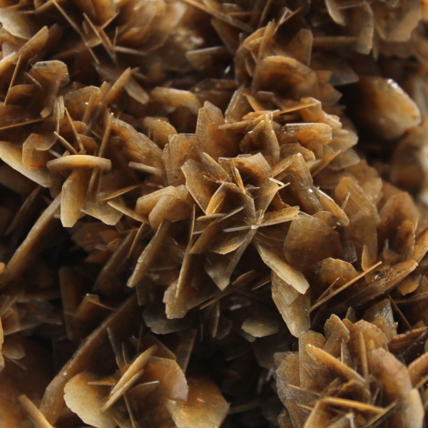 Barite marrone traslucida dal Marocco