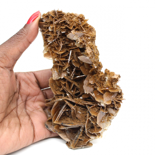 Cristalli dorati di barite marocchina