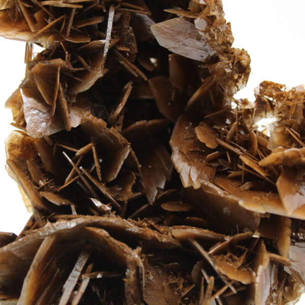 Cristalli dorati di barite marocchina