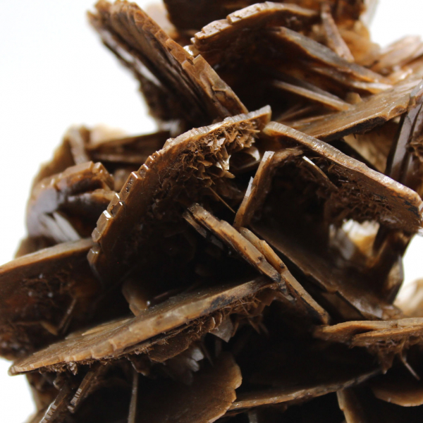 Barite marrone cristallizzata dal Marocco