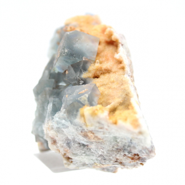 Campione di fluorite su matrice: cristalli marocchini autentici