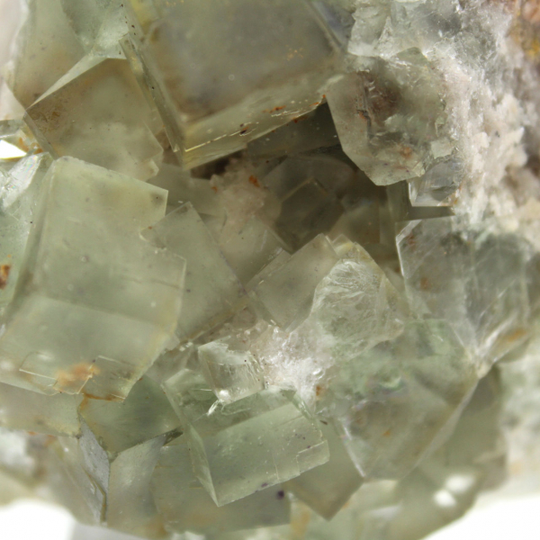 Pietra di fluorite su matrice: esemplare verde per collezionisti