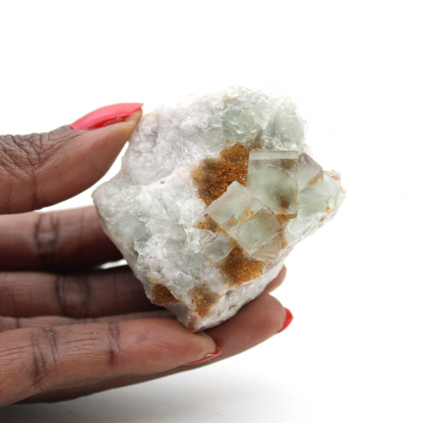 Fluorite verde dal Marocco: piccolo esemplare per collezionisti