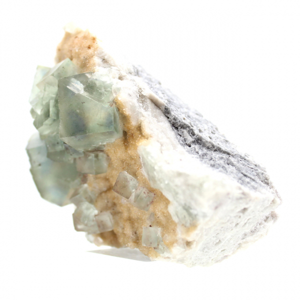 Cristalli di fluorite verde: collezione mineralogica del Marocco