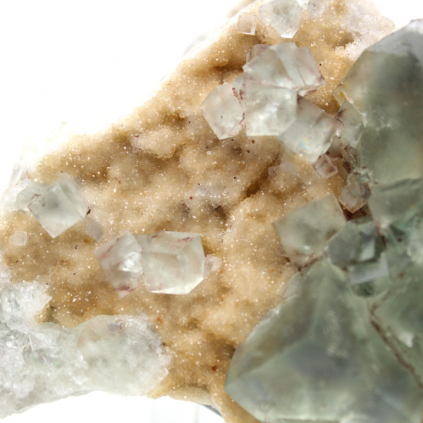 Cristalli di fluorite verde: collezione mineralogica del Marocco