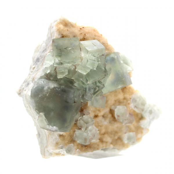 Cristalli di fluorite verde: collezione mineralogica del Marocco