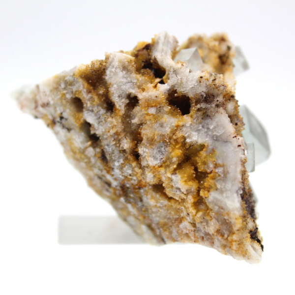 Fluorite verde da collezione: piccolo esemplare su matrice