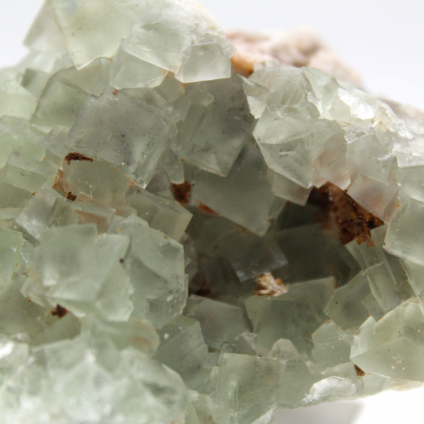 Esemplare di fluorite: piccolo blocco da collezione dal Marocco