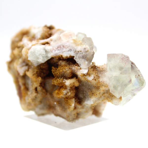 Minerale di fluorite grezza: piccolo campione dal Marocco