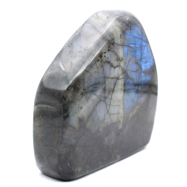 Roccia di labradorite lucidata per collezionisti, origine Madagascar