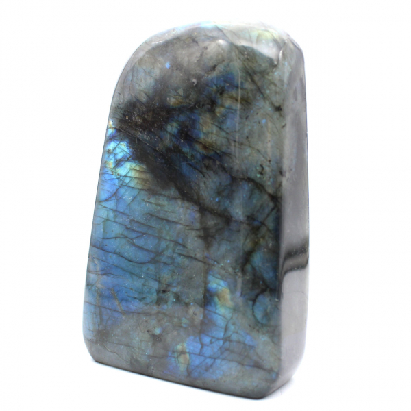 Piccola labradorite lucidata, ornamento da collezione