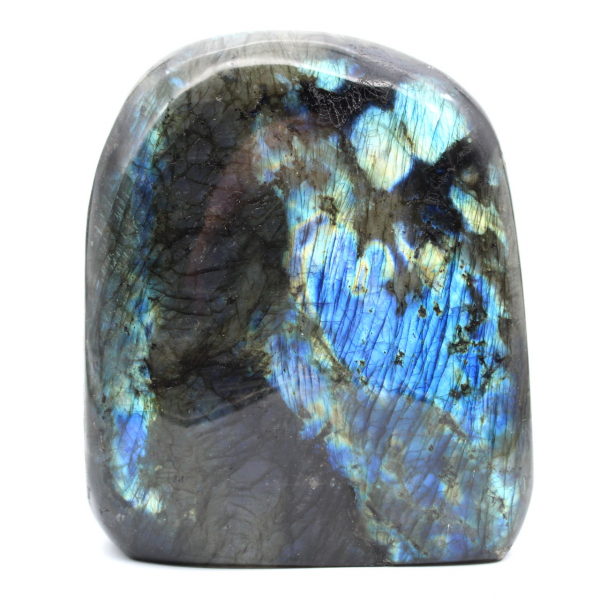 Pietra di labradorite lucidata, Madagascar autentico
