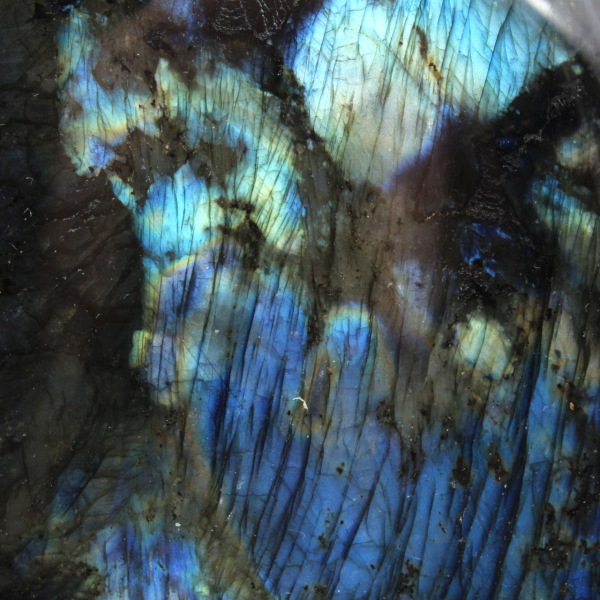 Pietra di labradorite lucidata, Madagascar autentico