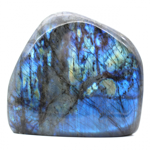 Pietra di labradorite naturale lucidata, ornamento