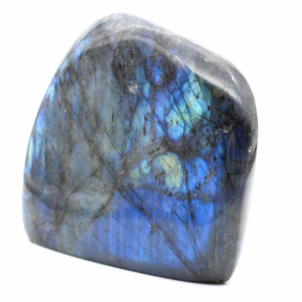 Pietra di labradorite naturale lucidata, ornamento
