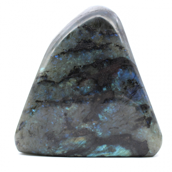 Roccia di labradorite levigata, Madagascar autentico