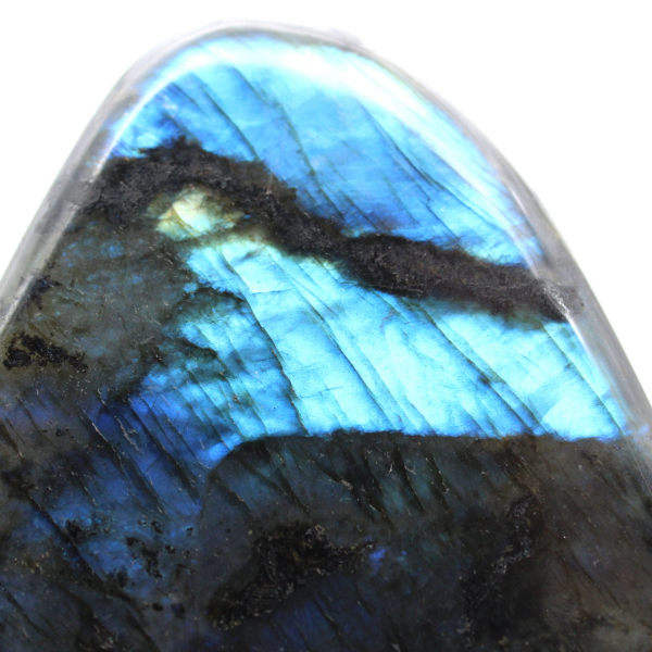 Roccia di labradorite levigata, Madagascar autentico
