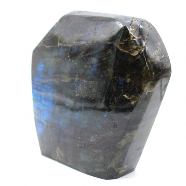 Ornamento in labradorite lucidata, pietra da collezione