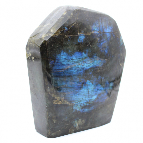 Ornamento in labradorite lucidata, pietra da collezione