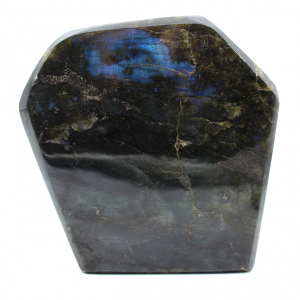 Ornamento in labradorite lucidata, pietra da collezione