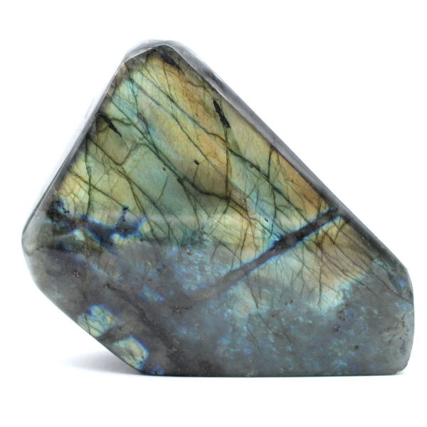 Ornamento minerale di labradorite lucidata dal Madagascar