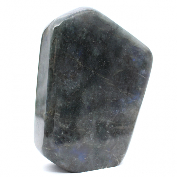 Roccia di labradorite lucidata, pezzo decorativo dal Madagascar