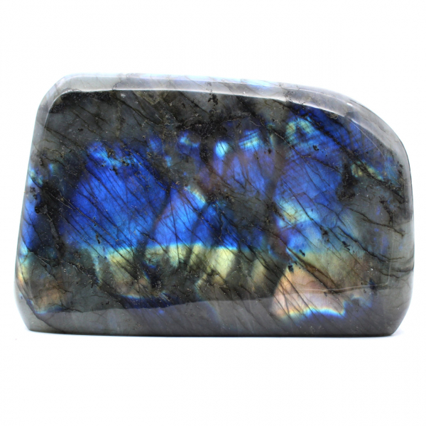 Labradorite ornamentale lucidata, campione di roccia minerale