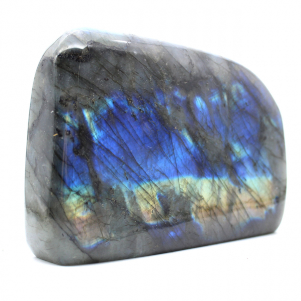 Labradorite ornamentale lucidata, campione di roccia minerale