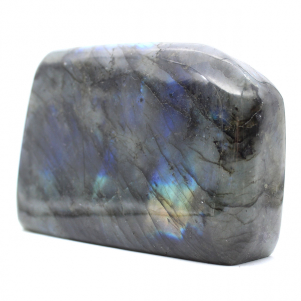 Labradorite ornamentale lucidata, campione di roccia minerale