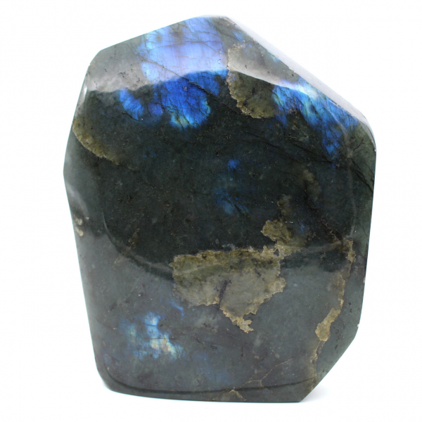 Pietra di labradorite naturale lucidata, decorazione minerale