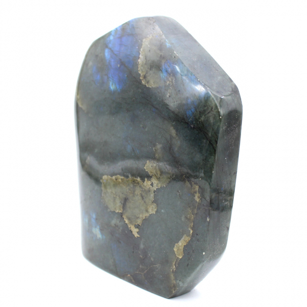 Pietra di labradorite naturale lucidata, decorazione minerale