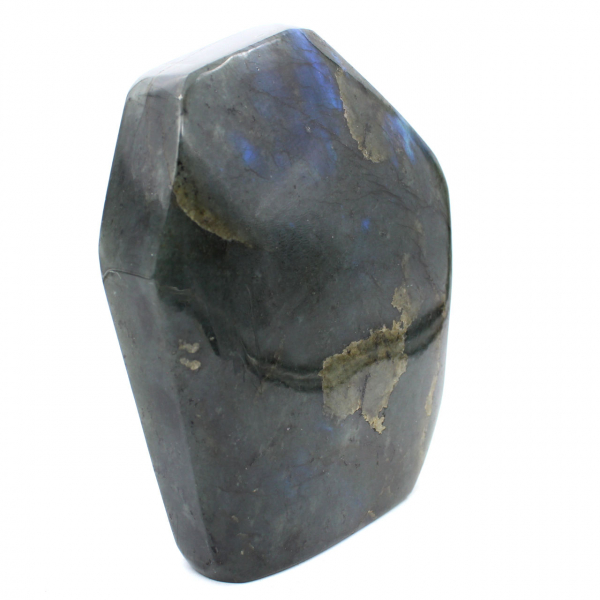 Pietra di labradorite naturale lucidata, decorazione minerale