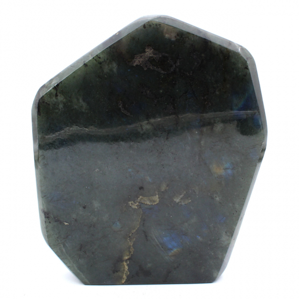 Pietra di labradorite naturale lucidata, decorazione minerale