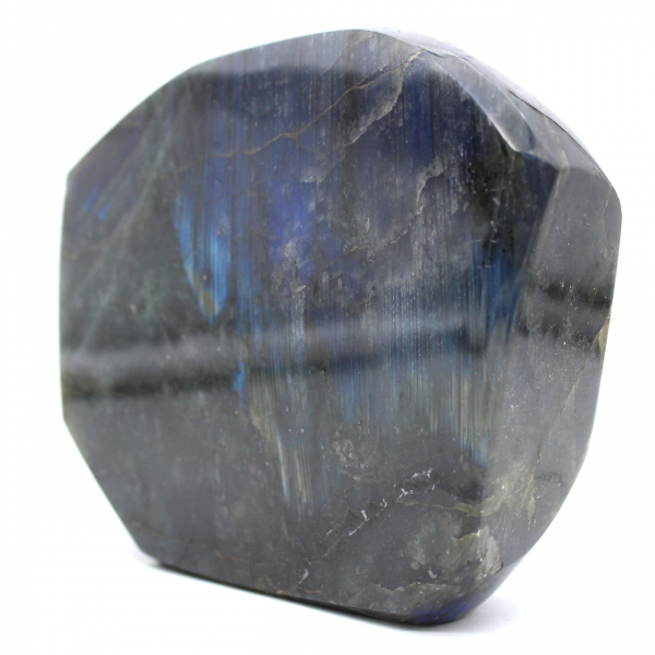 Labradorite lucidata autentica del Madagascar, pezzo decorativo