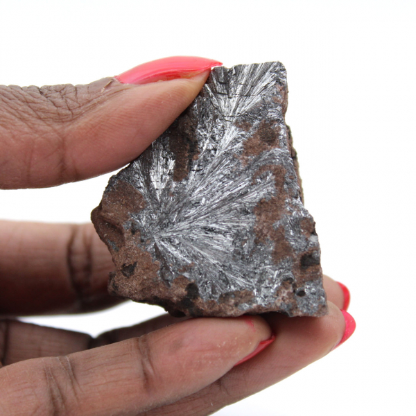 Pirolusite cristallina molto piccola, esemplare