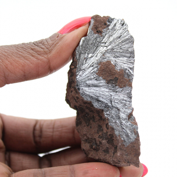 Pirolusite, cristalli compatti per collezioni