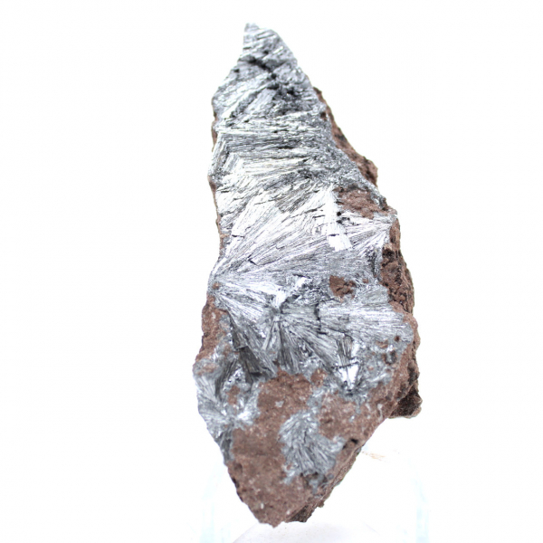 Cristalli di pirolusite grezzi, campione lungo